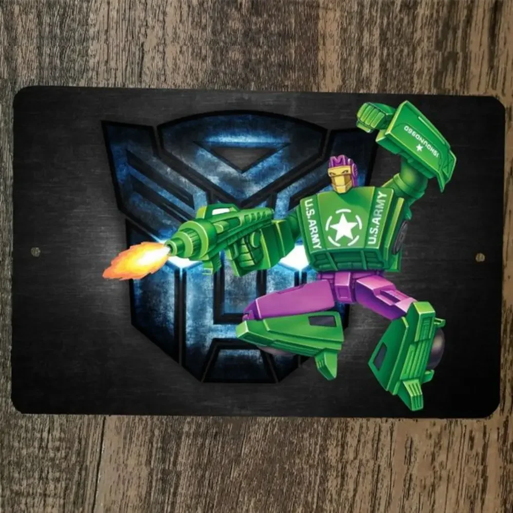 Hound Autobot‎ 8x12 Metal Wall Sign Poster Transformers